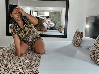 I'm sneaking around with my curvy latina stepaunt