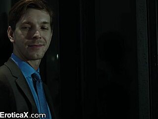 Office Intern Elsa Jean Seduces Boss for Final Day Bang