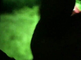 Bianca at the cinema, tasting sticky surprises with her tongue. Check more on XV Red.