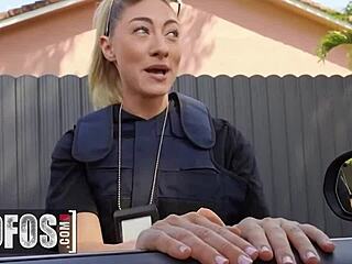 Officer Whitney Rides Jmac's Big Cock Fast Until Cum