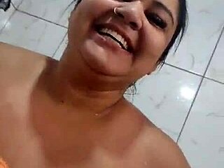 Wow! Mary Butterfly, Married Slut, Teases in Shower for All