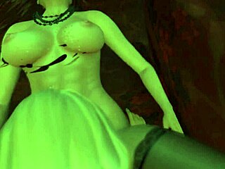 Four lesbian ghosts hunters engage in halloween group sex with toys