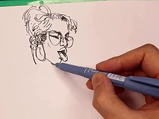 I’m, like, totally obsessed drawin’ sexy girls at work!