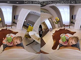 Virtual taboo stepbrother explores new toy