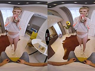 Virtual taboo stepbrother explores new toy