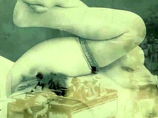 Vintage old lesbians in group threesome porn