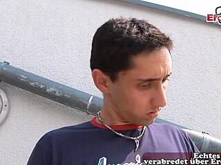 Watch This Curvy German Blonde Teen Scream in Real Sex Casting!