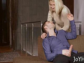 Teen Siren Seduces with Blowjob and Rides Hard for Climax