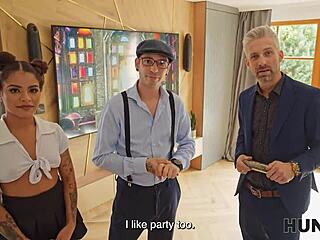 This pretty latina has a pricey shaved pussy in pov.