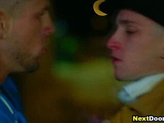 Strangers Meet In Dark Alley For Gay Sex