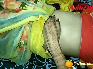 indian anita bhabi's first fuck turns into a wild urinating session