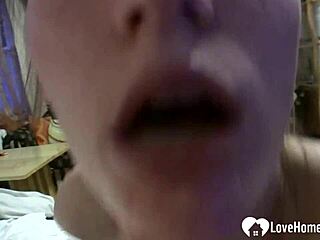 Hey, this sexy skinny babe is sucking my cock for a cumshot 😈