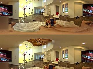 this blonde milf is showin me the way in vr360 with her big ass