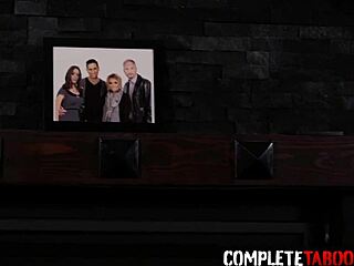 Damn! Taboo Teen Sucks and Rides Huge Cock for Messy Facial Finish!