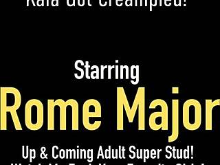 Big Butt Babe Kaia Angel Takes Rome Major's Huge Cock from Behind in Lingerie