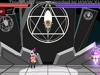 Buzama hentai fight game ep 1 has shemale bareback pounding hard