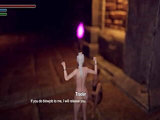 Let's play the knight girl and dungeons part 1 with asian shaved pussy