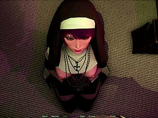 Azraesha plays Halloween with blowjob in the rift.