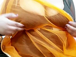 in singapore, a milf with big boobs reveals her assets