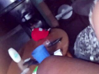 Ann eagerly sucks on a massive black cock in this narrative