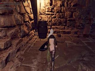 Let's play the knight girl and dungeons part 1 with asian shaved pussy