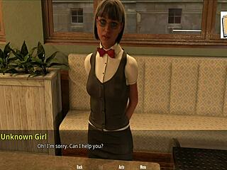 Anna Takes John's Cock While Working!