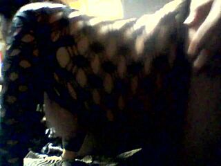 Young Navajo Tiff bends over in lingerie for doggystyle