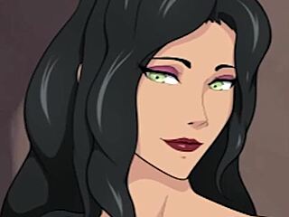 Avatar korra, why do you keep taking messy cumshots like this?