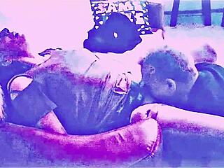 Cuckie Donnie Eats Creampie From BBW Milf Pussy. His Dickie Gets Slapped In Femdom.