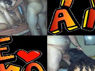 My boyfriend drills me from behind while the cuckold just watches without a word.