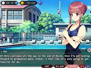 Suggestive-Neutral Doukyuusei - Mai events and ending highlights