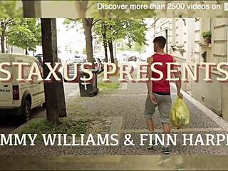 Staxus pound down cute gay twink with assfucking and cumshot