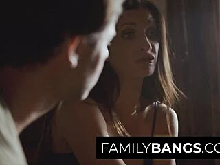 Good stepson pampers crying mommy silvia saige with cum facial