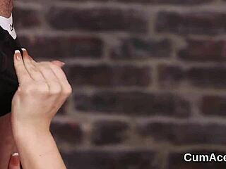 I got cum all over my face, ate every drop. Foxy Peach style.