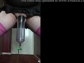 Crossdressing Mark Wright in Homemade Shy Scene