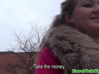 pulled a hot young euro babe for outdoor creampie fun 😜