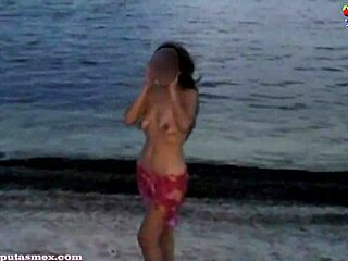 my first steamy video on a beach with a stranger