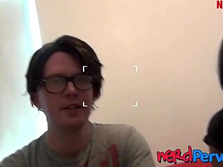 that inked english slut sucks the fake producer's big cock with power