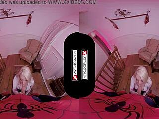 Spider Gwen rides cowgirl, blowing mind with mouth and pussy in VR.