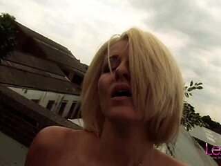 Their garden turned into a nude lesbian beach spot