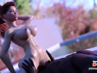 Wife Rides Big Black Cock During Photo Shoot for Creampie Interracial Fuck