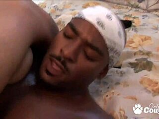 Samoa Gets Her Chunky Black Ass Nailed Hard By Big Black Cock!