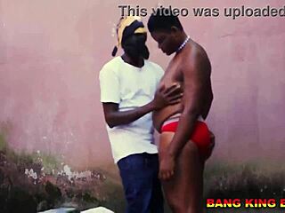 during easter holiday, ebony babe teases big cock neighbor with her tight ass