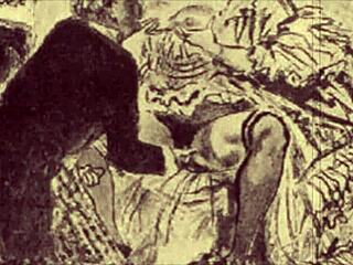 Hot Milf Makes Timid Futanari Demoness Cum Four Times in Wild Animated Action