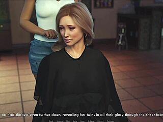 wife and stepmother playing a game together