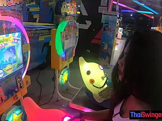 Thai amateur teen girlfriend teases with vibrator toy after fun day