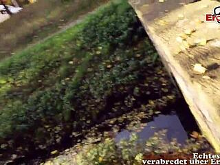 outdoor pov banging with tattooed blonde german milf, hell yeah!