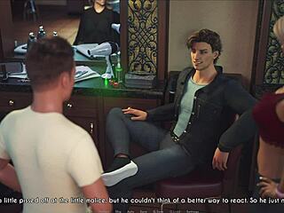 wife and stepmother playing a game together