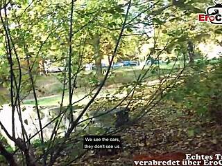 outdoor pov banging with tattooed blonde german milf, hell yeah!