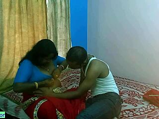 Indian Bengali bhabhi calls her sex friend for hot dirty talk while husband is at office